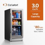 Ca'Lefort 15-Inch Beverage Refrigerator for 80 Cans