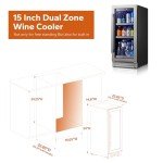 Ca'Lefort 15-Inch Beverage Refrigerator for 80 Cans