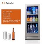Ca'Lefort 15-Inch Beverage Refrigerator for 80 Cans