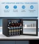 Joy Pebble 1.3 Cu.ft Mini Beverage Fridge