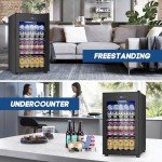 Velivi 24-inch Freestanding Wine Fridge