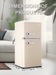 KRIB BLING 3.5 Cu.ft Retro Mini Drink Fridge