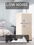 KRIB BLING 3.5 Cu.ft Retro Mini Drink Fridge