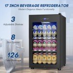 Velivi 12-Inch Quiet Wine Cooler for 18 Bottles