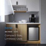 hOmeLabs 2.4 Cu. Ft. Mini Fridge and Freezer