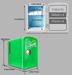 Coca Cola Mini Fridge 6 Can – Green
