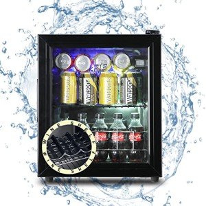 KRIB BLING 80 Can Mini Beverage Fridge