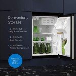 hOmeLabs 2.4 Cu. Ft. Mini Fridge and Freezer