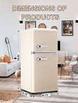 KRIB BLING 3.5 Cu.ft Retro Mini Drink Fridge