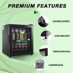 KRIB BLING 80 Can Mini Beverage Fridge