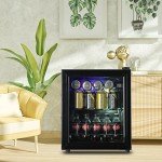 KRIB BLING 80 Can Mini Beverage Fridge