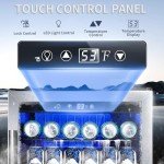 Antarctic Star 145 Can Beverage Refrigerator with Touch Screen
