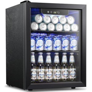 Kismile 1.7 Cu.ft Mini Drink Cooler Fridge