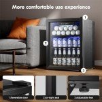 Kismile 1.7 Cu.ft Mini Drink Cooler Fridge