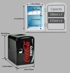Coca-Cola 4L Mini Fridge for Drinks and Snacks
