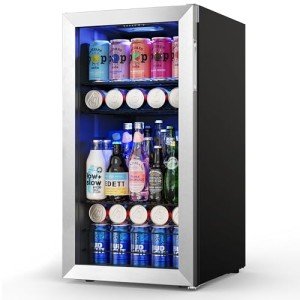 Yeego 3.1 Cu.ft Mini Beverage Cooler Fridge