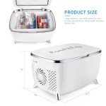 6L Mini Fridge for Skincare and Beverages
