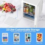 Advwin 22L Mini Fridge for Drinks and More