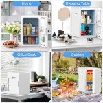 Advwin 22L Mini Fridge for Drinks and More
