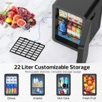 Advwin 22L Mini Drink Fridge, Portable Cooler & Warmer