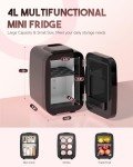 BEICHEN 4L Mini Skincare Fridge with LED Mirror