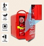 Coca Cola 4L Mini Fridge for Drinks and Snacks