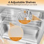 Undercounter Beverage Refrigerator with Glass Door