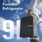 COYCYQI 9L Mini Fridge for Drinks and Snacks