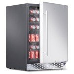 Phiestina 24 Inch Beverage Cooler for Home or Office