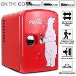 Coca Cola Polar Bear Mini Fridge - Compact & Cute