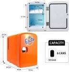 Coca-Cola Mini Fridge Cooler and Warmer 6 Can