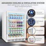 Velieta 24-Inch Beverage Cooler for 150 Cans