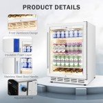 Velieta 24-Inch Beverage Cooler for 150 Cans
