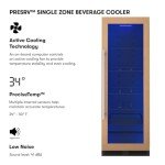 Zephyr 24-Inch Wine and Beverage Fridge