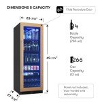 Zephyr 24-Inch Wine and Beverage Fridge