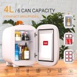Hansburg Mini Fridge: 4L Cooler & Warmer