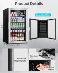 Feelfunn Mini Beverage Cooler for 126 Cans