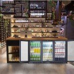 BODEGACOOLER 3-Door Back Bar Drink Fridge