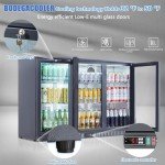 BODEGACOOLER 3-Door Back Bar Drink Fridge