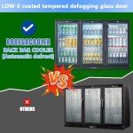 BODEGACOOLER 3-Door Back Bar Drink Fridge