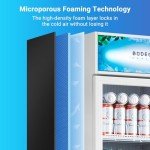 BODEGACOOLER 12.5 Cu.Ft Beverage Display Fridge