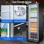 BODEGACOOLER 12.5 Cu.Ft Glass Door Drink Fridge