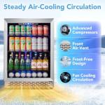 ATUIO 24" Beverage Cooler for Home or Office