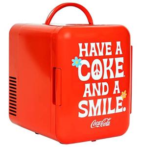 Coca Cola 4L Mini Fridge for Drinks and Snacks