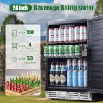 Kalamera 24-Inch Under Counter Beverage Cooler