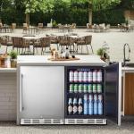 Kalamera 24-Inch Under Counter Beverage Cooler