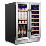 Velivi 24-Inch Dual Zone Wine and Beverage Fridge