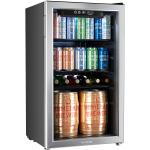 hOmeLabs 120 Can Beverage Cooler with Glass Door