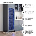 Zephyr 24" Dual Zone Wine Fridge Cooler