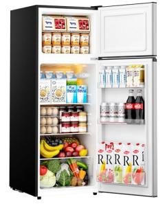 EUHOMY 7.4 Cu.Ft. 2-Door Drink Fridge